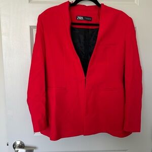 Red Zara Blazer - XL